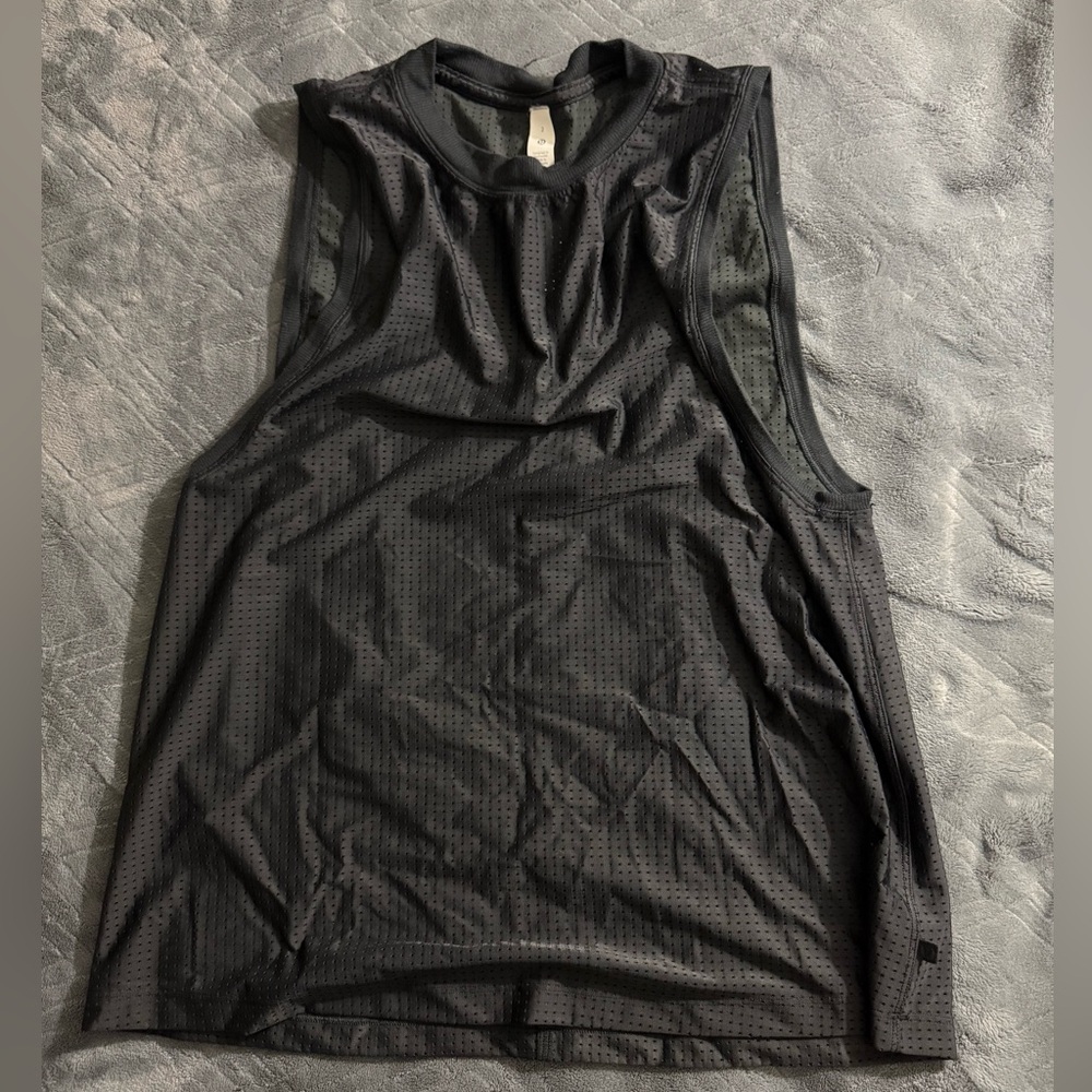 Lululemon All Yours Mesh Tank Top Black